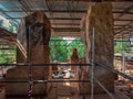 Ruins of the Grat Beal Gebri temple of Yeha, Ethiopia, Africa Royalty Free Stock Photo