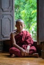 Temple of the young monks in Myanmar