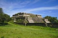 Temple at Zapotec Ruins of Monte Alban Royalty Free Stock Photo