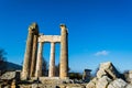 Temple of Zeus in the ancient Nemea Royalty Free Stock Photo