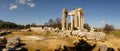 Temple of Zeus in ancient Nemea, Greece. Royalty Free Stock Photo