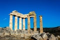 Temple of Zeus in the ancient Nemea Royalty Free Stock Photo
