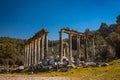 Temple of Zeus Lepsinos. Euromus Euromos Ancient City, Milas, Mugla, Turkey