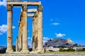 Temple of Zeus, Olympia, Greece Royalty Free Stock Photo