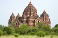 Temples in Bagan Archaeological Zone, Myanmar (Burma) Royalty Free Stock Photo