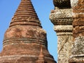 Temples in Bagan Myanmar (Burma) Royalty Free Stock Photo