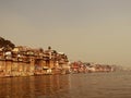 Temples city Varanasi, India Royalty Free Stock Photo