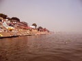 Temples city Varanasi, India Royalty Free Stock Photo