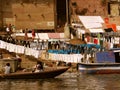 Temples city Varanasi, India Royalty Free Stock Photo