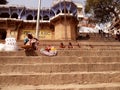 Temples city Varanasi, India Royalty Free Stock Photo