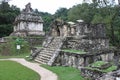 Temples of the Cross Group in Palenque Royalty Free Stock Photo