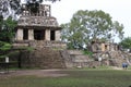 Temples of the Cross Group in Palenque Royalty Free Stock Photo