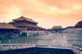 Forbidden city in beijing, China. Royalty Free Stock Photo