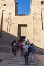 Tourists entering the Altar of Phiale Temple - Egypt