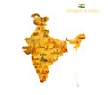 TEMPLES OF INDIA FAMOUS TEMPLES ON INDIA MAP WITH LOCATIONS Royalty Free Stock Photo