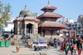Temples of Kathmandu Durbar Square - Nepal Royalty Free Stock Photo