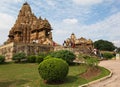 Temples at Khajuraho, India Royalty Free Stock Photo