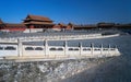 Temples and landmarks of the Forbidden City in Dongcheng District, Beijing, China