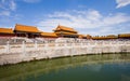 Temples and landmarks of the Forbidden City in Dongcheng District, Beijing, China