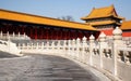 Temples and landmarks of the Forbidden City in Dongcheng District, Beijing, China