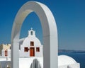 600 Temples on Santorini Royalty Free Stock Photo