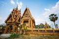 The Buddhist church is the main ritual of Buddhism. Royalty Free Stock Photo