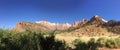 Temples and towers, panoramas, Zion national park Royalty Free Stock Photo