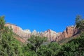 Temples and Towers of the Virgin, Zion National Park Royalty Free Stock Photo