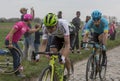 The Cyclist Edvald Boasson Hagen- Paris-Roubaix 2018 Royalty Free Stock Photo