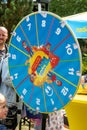 Prize Wheel Fun at Family-Friendly Outdoor Event