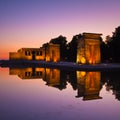 Templo de debod in Madrid, Spain