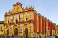 Templo de Santo Domingo cathedral in Mexico Royalty Free Stock Photo