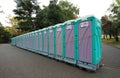 Temporary portable toilet Japan