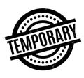 Temporary rubber stamp Royalty Free Stock Photo