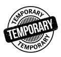Temporary rubber stamp Royalty Free Stock Photo