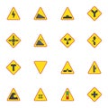 Temporary traffic restrictions elements collection