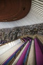 Temppeliaukio rock church famous landmark interior in helsinki f