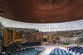 Temppeliaukio rock church famous landmark interior in helsinki f