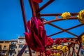 Temps de flors, event flower Festival in Girona Catalonia. Royalty Free Stock Photo