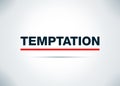 Temptation Abstract Flat Background Design Illustration