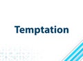 Temptation Modern Flat Design Blue Abstract Background