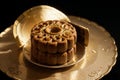 Tempting Delight Captivating Moon Cake.AI Generated