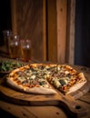 Tempting and Mouthwatering Artisan Pizza Bursting with Authentic Flavors and Fresh Ingredients