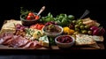 Tempting selection of Middle Eastern meze Royalty Free Stock Photo