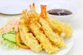 Tempura Fried shrimp Japanese style