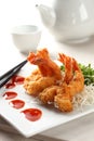 Tempura shrimp Royalty Free Stock Photo