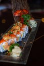 Tempura Sushi Roll Royalty Free Stock Photo