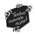 Tempus neminem manet -Time waits for no one in Latin Royalty Free Stock Photo