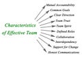 Characteristics of Effective Team Royalty Free Stock Photo