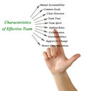 Characteristics of Effective Team Royalty Free Stock Photo